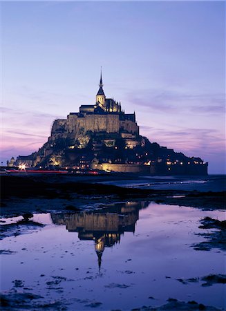 Mance Mont St Michel,Brittany,France. Fotografie stock - Rights-Managed, Codice: 851-02959675