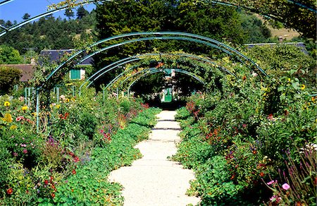 Monet's garden,Giverny,Normandy,France Foto de stock - Con derechos protegidos, Código: 851-02959705