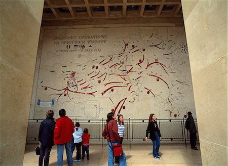 Map of the D-Day invasion,Colleville-sur-mer,Normandy,France. Stock Photo - Rights-Managed, Code: 851-02959721