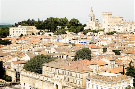 simsearch:851-02959692,k - View of Popes Palace,Avignon,Provence,France Foto de stock - Con derechos protegidos, Código: 851-02959809