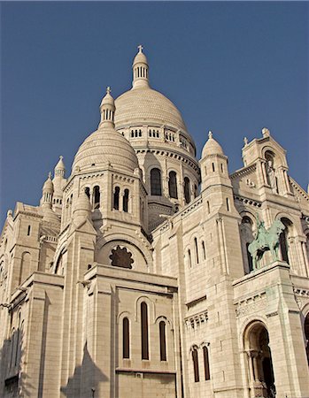 sacre coeur montmartre - The Sacre Coeur,Montmartre,Paris,France Stock Photo - Rights-Managed, Code: 851-02959817