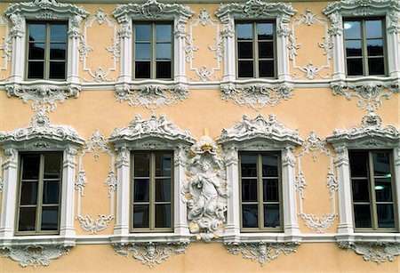 simsearch:851-02959775,k - Baroque facade in market square,Wurzburg,Bavaria,Germany Foto de stock - Con derechos protegidos, Código: 851-02959959