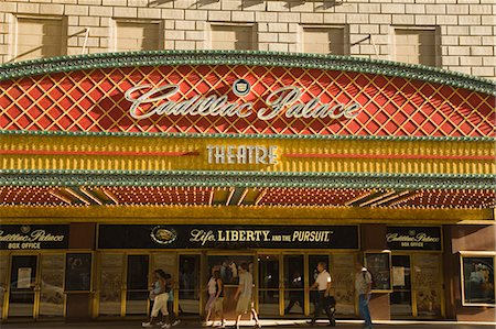 Chicago Cadillac Palace theater on Randolph Street,Chicago,Illinois,USA Foto de stock - Con derechos protegidos, Código: 851-02964162