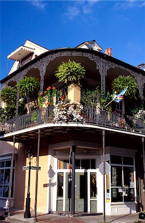 French Quarter,New Orleans,Louisiana,USA Foto de stock - Con derechos protegidos, Código: 851-02964175