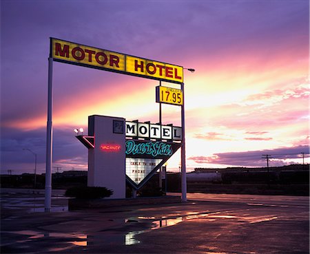 Motel sign,Gallup,New Mexico Stock Photo - Rights-Managed, Code: 851-02964252