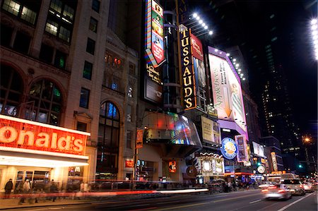 42nd Street in Midtown Manhattan, New York City, New York, Vereinigte Staaten Stockbilder - Lizenzpflichtiges, Bildnummer: 851-02964346