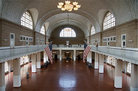 ellis island - Ellis Island Immigration Museum,New York City,New York,USA Stock Photo - Rights-Managed, Code: 851-02964370