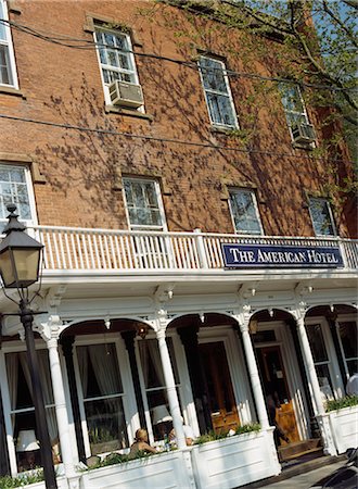 The American Hotel,Sag Harbor,The Hamptons,Long Island,New York. Stock Photo - Rights-Managed, Code: 851-02964382
