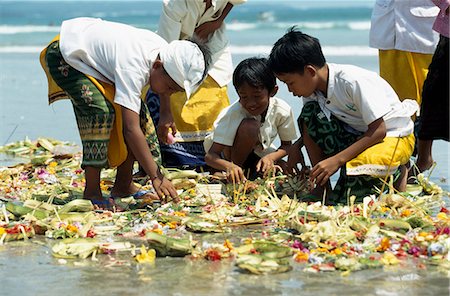 Balinese New Year children,Bali,Indonesia. Stock Photo - Rights-Managed, Code: 851-02960208