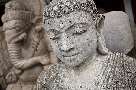 Close-up of statue in shop near Ubud,Bali,Indonesia Fotografie stock - Rights-Managed, Codice: 851-02960242