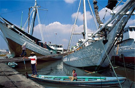 simsearch:851-02963413,k - Schooner Bugis Makassar, Java, Indonésie Photographie de stock - Rights-Managed, Code: 851-02960267