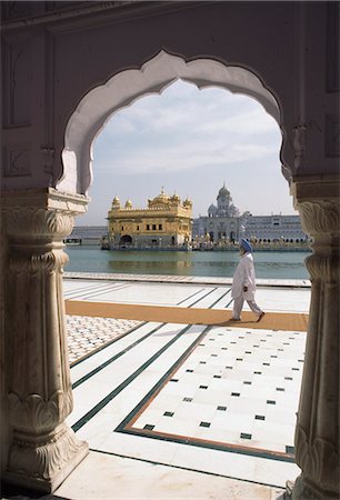 simsearch:851-02960522,k - Golden Temple,Amritsar,The Punjab,India Foto de stock - Con derechos protegidos, Código: 851-02960432