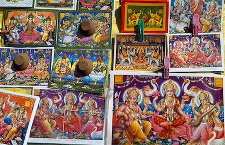 Hindu gods for Diwali festival,Jaipur,Rajasthan,India. Stock Photo - Rights-Managed, Code: 851-02960478