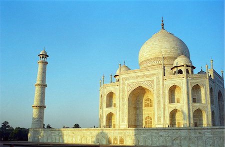 Taj Mahal au lever du soleil, Agra, Utar Pradesh, Inde Photographie de stock - Rights-Managed, Code: 851-02960533