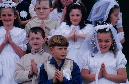 simsearch:851-02960612,k - First communion,Killorglin,County Kerry,Ireland Fotografie stock - Rights-Managed, Codice: 851-02960608