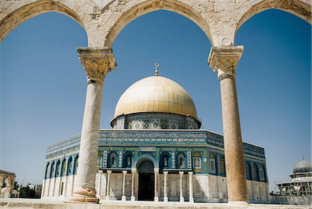 Dome of the Rock.  Jerusalem,Israel Foto de stock - Direito Controlado, Número: 851-02960629