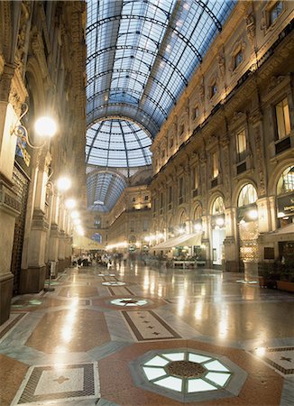 Galleria Umberto interior,Naples,Italy Foto de stock - Con derechos protegidos, Código: 851-02960719