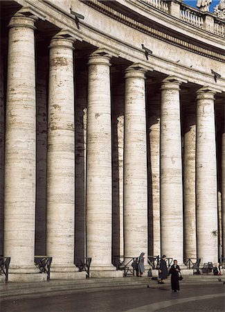 place saint-pierre - Nonnes dans Piazza San Pietro, Vatican City, Rome, Italie Photographie de stock - Rights-Managed, Code: 851-02960788