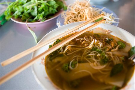 Bowl of noodles in restaurant,Laos Stock Photo - Rights-Managed, Code: 851-02961318