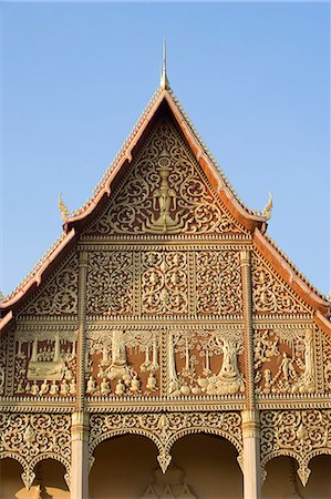simsearch:851-02961313,k - Détails du Wat que Luang Tai, Vientiane, Laos Photographie de stock - Rights-Managed, Code: 851-02961333