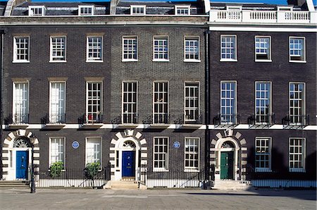 simsearch:851-02963795,k - Géorgien Architechture, Bedford Square, Londres, Angleterre Photographie de stock - Rights-Managed, Code: 851-02961394