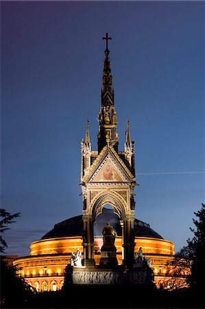 Albert Memorial at night,London,England,UK Foto de stock - Con derechos protegidos, Código: 851-02961446