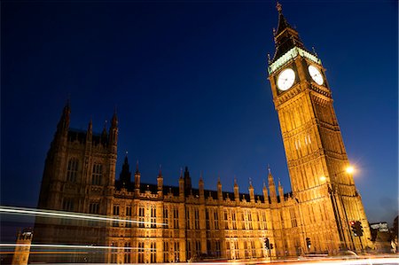 Big Ben und Häuser des Parlaments, London, England, UK Stockbilder - Lizenzpflichtiges, Bildnummer: 851-02961547