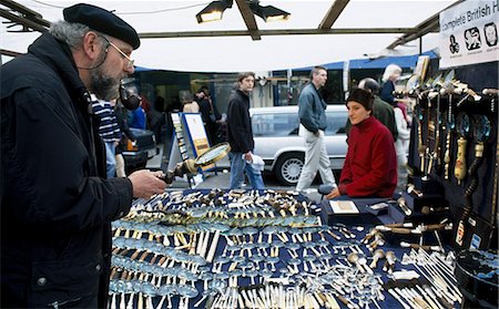 Portobello Road Market,London,England,UK Stock Photo - Rights-Managed, Code: 851-02961652