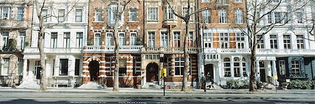 simsearch:851-02963666,k - Maisons mitoyennes dans Kensington, Londres, Angleterre Photographie de stock - Rights-Managed, Code: 851-02961660