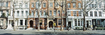 simsearch:851-02963985,k - Maisons mitoyennes dans Kensington, Londres, Angleterre Photographie de stock - Rights-Managed, Code: 851-02961660