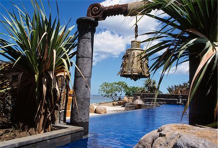 Swimming pool,Oberoi Hotel,Mauritius Stock Photo - Rights-Managed, Code: 851-02961740