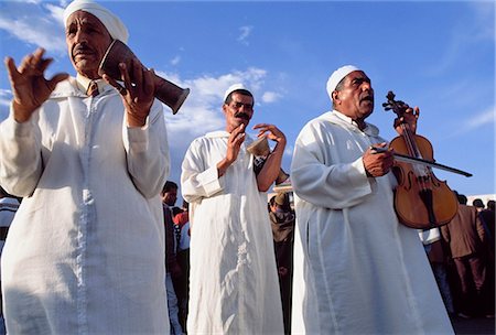 Musicians,Marrakesh,Morocco Foto de stock - Direito Controlado, Número: 851-02962111