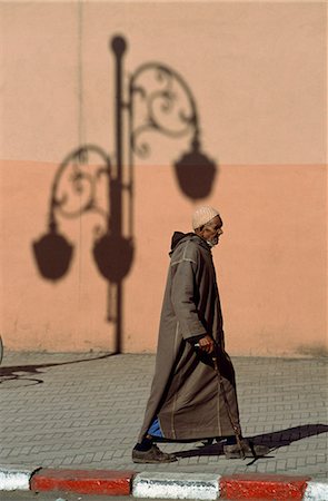 people in africa clothes colors - Man walking,Marrakesh,Morocco Stock Photo - Rights-Managed, Code: 851-02962136