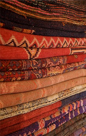 Carpets in stall in souk,Marrakesh,Morocco Stock Photo - Rights-Managed, Code: 851-02962185