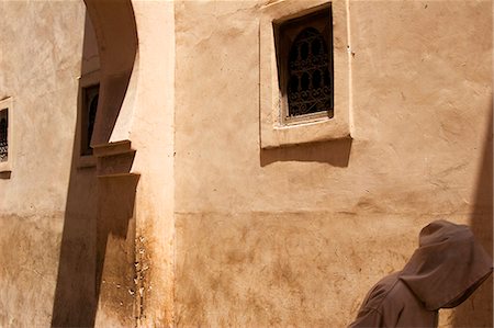 Man in jellabah walking through medina,Marrakech,Morocco Stock Photo - Rights-Managed, Code: 851-02962250
