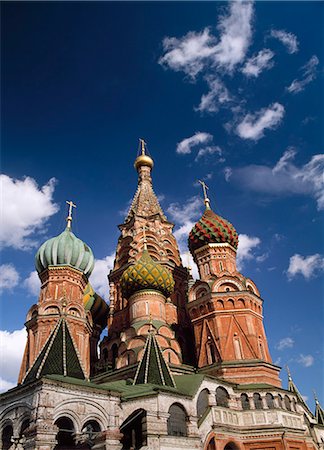 St. Basil's Cathedral,Russia,Moscow Stock Photo - Rights-Managed, Code: 851-02962513