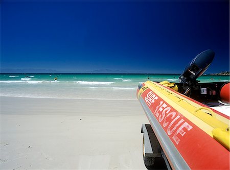 simsearch:851-02962551,k - Rettungsboot der Brandung am Strand von Fish Hoek Bay, Kap, Südafrika. Stockbilder - Lizenzpflichtiges, Bildnummer: 851-02962606