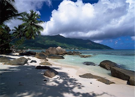 seychelles landscape - Beau Vallon Bay,mahe,Seychelles Stock Photo - Rights-Managed, Code: 851-02962641