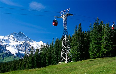 simsearch:851-02962518,k - Téléphérique sur la Jungfrau, les Alpes, Suisse Photographie de stock - Rights-Managed, Code: 851-02962820