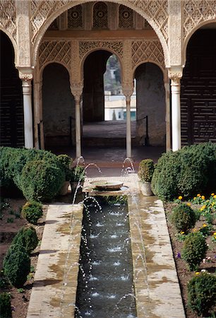 Generalife,Alhambra,Granada,Andalucia,Spain Stock Photo - Rights-Managed, Code: 851-02962895