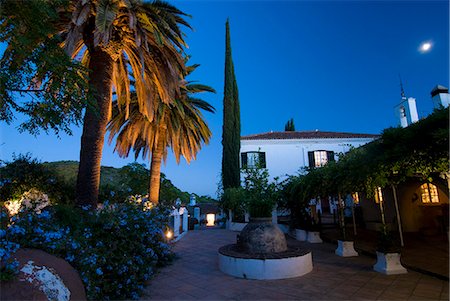 simsearch:851-02963141,k - Courtyard of La Trasiera at dusk,Cazalla de la Sierra,Andalucia,Spain Stock Photo - Rights-Managed, Code: 851-02962904
