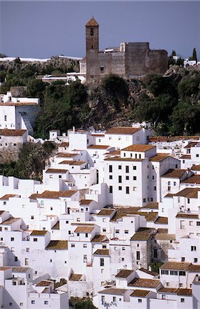 Casares,Pueblos Blancas,Andalucia,Spain Foto de stock - Con derechos protegidos, Código: 851-02962925