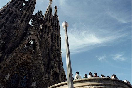 simsearch:851-02962991,k - Gaidi's Sagrada Familia,Barcelona,Spain Foto de stock - Con derechos protegidos, Código: 851-02962975