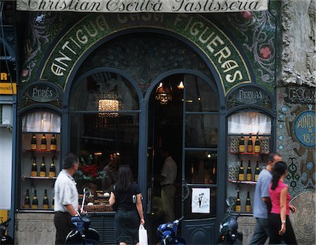 Bakers on La Rambla,Barcelona,Spain Stock Photo - Rights-Managed, Code: 851-02962991