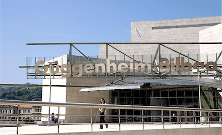 simsearch:851-02963020,k - The Guggenheim Art Museum entrance,Bilbao,Basque Region,Spain Stock Photo - Rights-Managed, Code: 851-02963012