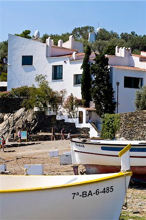 simsearch:851-02963020,k - Boats on Port Lligat beach,Costa Brava,Catalonia,Spain Stock Photo - Rights-Managed, Code: 851-02963096