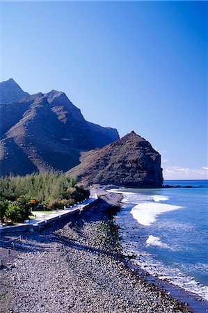 Playa de la Aldea,Gran Canaria,Canary Islands,Spain Foto de stock - Con derechos protegidos, Código: 851-02963126