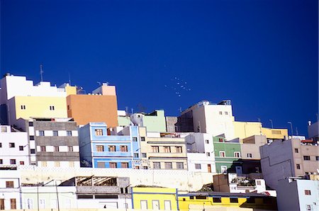 simsearch:851-02963080,k - Painted Buildings,Vegueta,Gran Canaria,Canary Islands Foto de stock - Con derechos protegidos, Código: 851-02963128