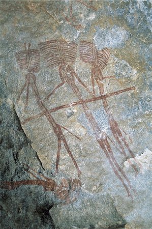 simsearch:851-02963287,k - LES PEINTURES DE CAVERNE DE KOLO ÉTUDIÉS, TANZANIE Photographie de stock - Rights-Managed, Code: 851-02963287