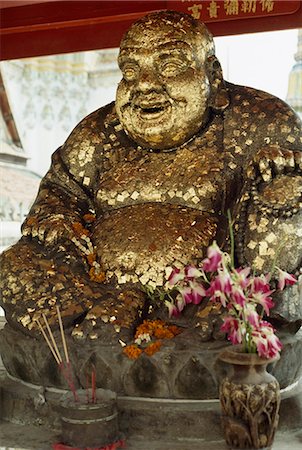 simsearch:851-02963398,k - Buddha covered in gold leaf at Wat Po,Bangkok,Thailand Stock Photo - Rights-Managed, Code: 851-02963407